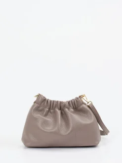 – Minitasche aus Kalbleder in Taupe-Marlon Firenze Outlet