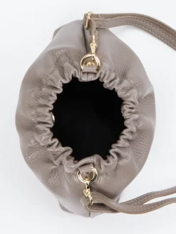 – Minitasche aus Kalbleder in Taupe-Marlon Firenze Outlet