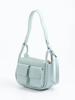 – Schultertasche aus Kalbleder Pastell-Marlon Firenze Best