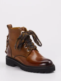 Melvin & Hamilton – Schnürboots aus Kalbleder cognac-Melvin u0026 Hamilton Outlet
