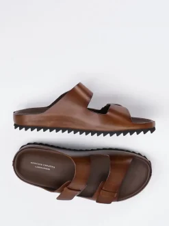 – Pantolette aus Kalbleder mittel-Officine Creative