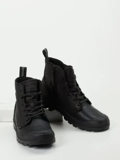 Palladium – Schnürboots aus Fettleder-Palladium Unisex Hot