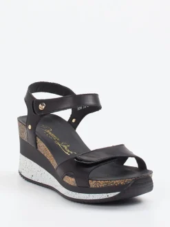 – Keilsandalette aus Lammleder-Panama Jack