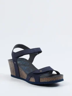 – Keilsandalette aus Nubukleder-Panama Jack Hot