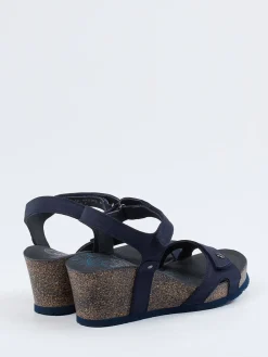 – Keilsandalette aus Nubukleder-Panama Jack Hot