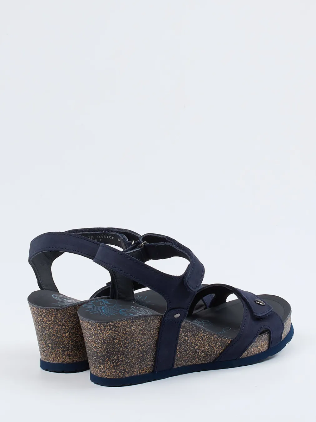 – Keilsandalette aus Nubukleder-Panama Jack Hot