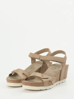 – Keilsandalette aus Lammleder-Panama Jack Discount