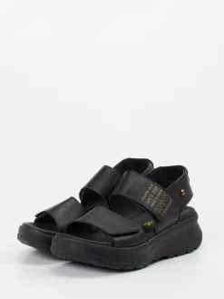 – Plateau-Sandale aus Kalbleder-Panama Jack New