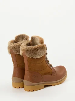 – Schnürstiefelette aus Lammleder cognac-Panama Jack New