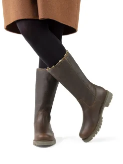 – Winterstiefel aus Kalbleder Dunkel-Panama Jack Hot