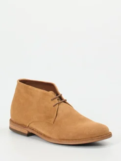 – Desert Boots aus Veloursleder sandfarben-Pantanetti Online