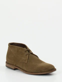 – Desert Boots aus Veloursleder olivbraun-Pantanetti Discount