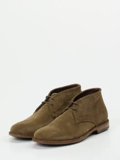 – Desert Boots aus Veloursleder olivbraun-Pantanetti Discount