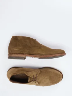 – Desert Boots aus Veloursleder olivbraun-Pantanetti Discount