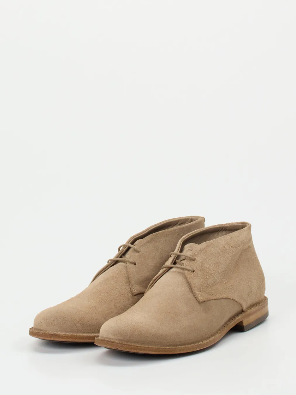 – Desert Boots aus Veloursleder beige-Pantanetti Online
