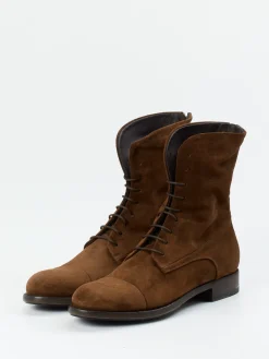 – Herren-Stiefelette aus Veloursleder-Pantanetti Discount