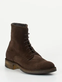 – Schnürboots aus Veloursleder-Pantanetti New