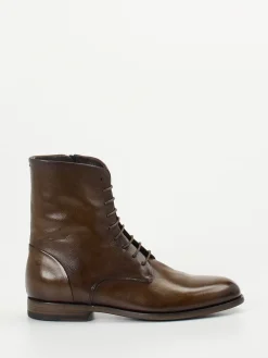 – Schnürboots aus Büffelleder Dunkel-Pantanetti Best