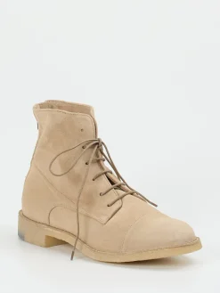 – Schnürstiefelette aus Veloursleder-Pantanetti Online