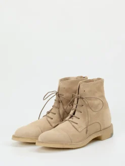 – Schnürstiefelette aus Veloursleder-Pantanetti Online