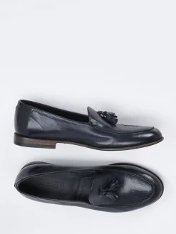 – Tassel Loafer aus Büffelleder Dunkel-Pantanetti Clearance