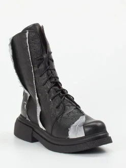 – Combat-Stiefelette aus Kalbleder-Papucei New