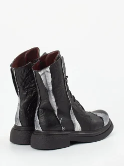 – Combat-Stiefelette aus Kalbleder-Papucei New