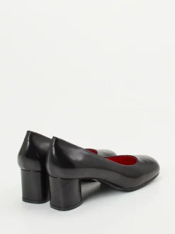 – Blockabsatz-Pumps aus Lammleder-Pas de Rouge