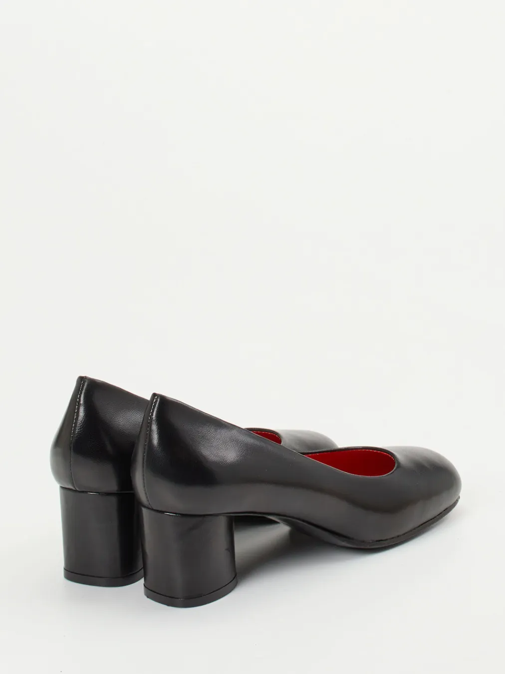 – Blockabsatz-Pumps aus Lammleder-Pas de Rouge