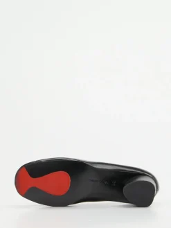 – Blockabsatz-Pumps aus Lammleder-Pas de Rouge