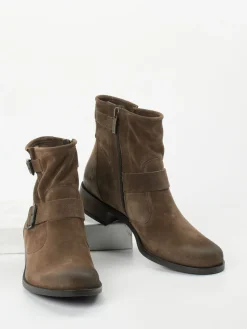 – Biker-Stiefelette aus Veloursleder-Paul Green Online