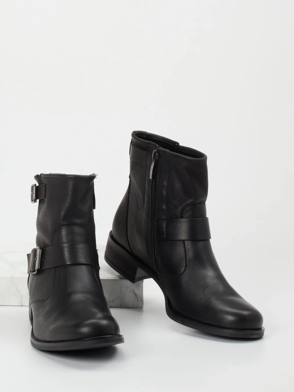 – Biker-Stiefeletten aus Kalbleder-Paul Green Sale