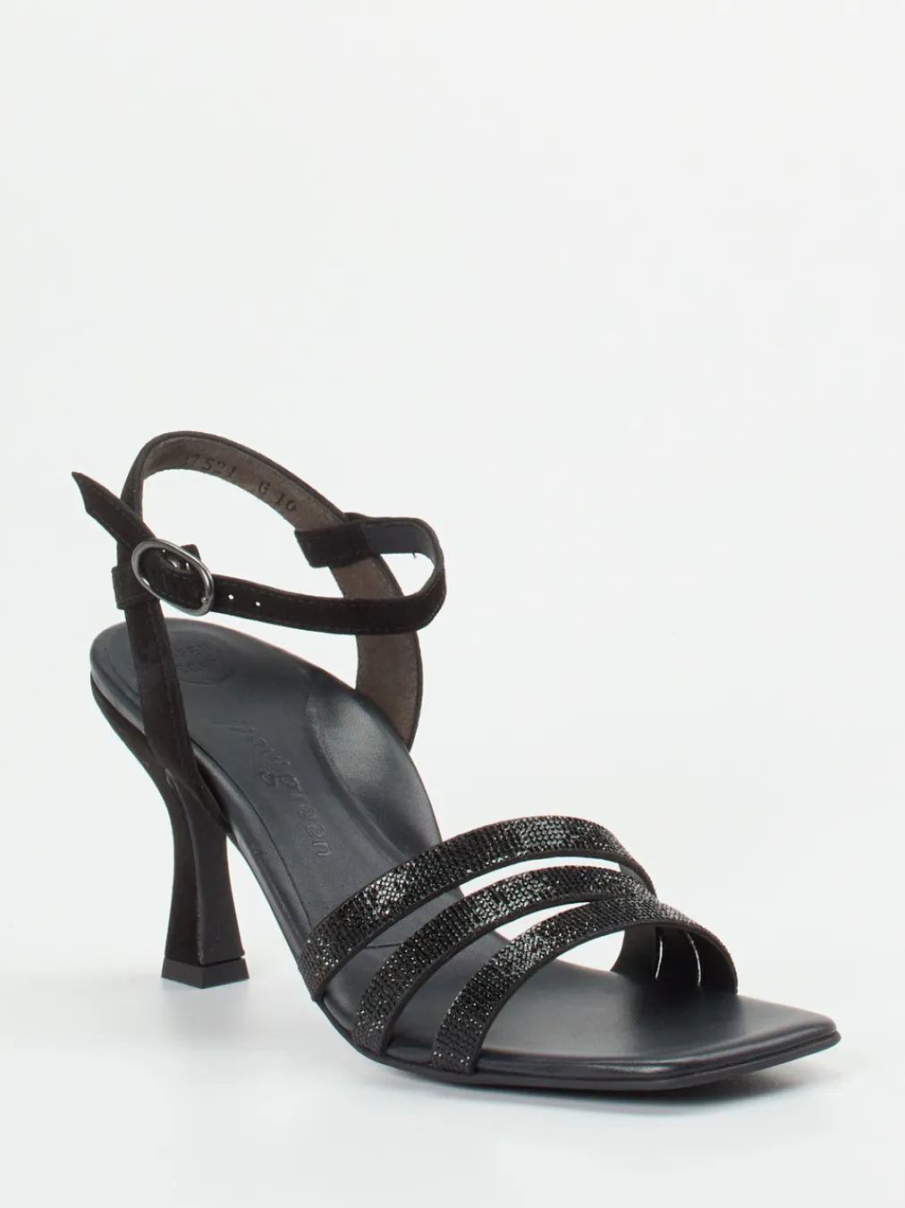 – High Heel Sandalette aus Metallicleder-Paul Green Outlet