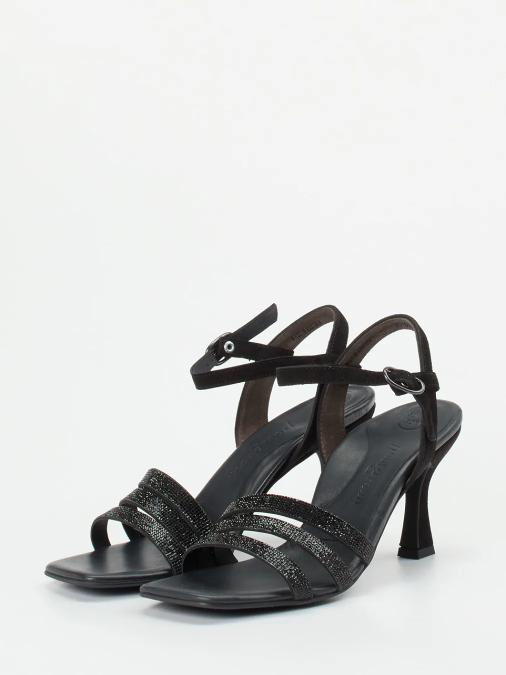 – High Heel Sandalette aus Metallicleder-Paul Green Outlet