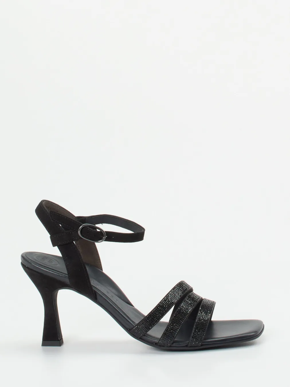 – High Heel Sandalette aus Metallicleder-Paul Green Outlet