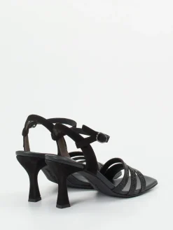 – High Heel Sandalette aus Metallicleder-Paul Green Outlet