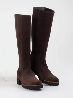 – Kniehohe Stiefel aus Veloursleder-Paul Green Online