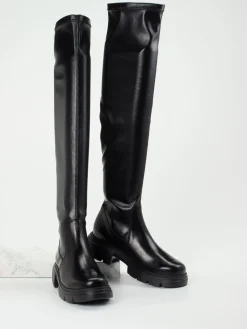 – Overknee-Stiefel aus Lammleder-Paul Green Sale