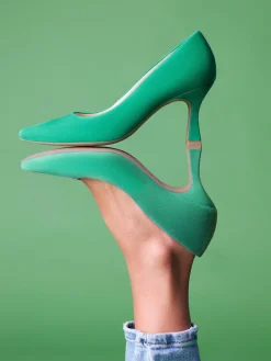 – Pumps aus Veloursleder smaragd-Paul Green Online