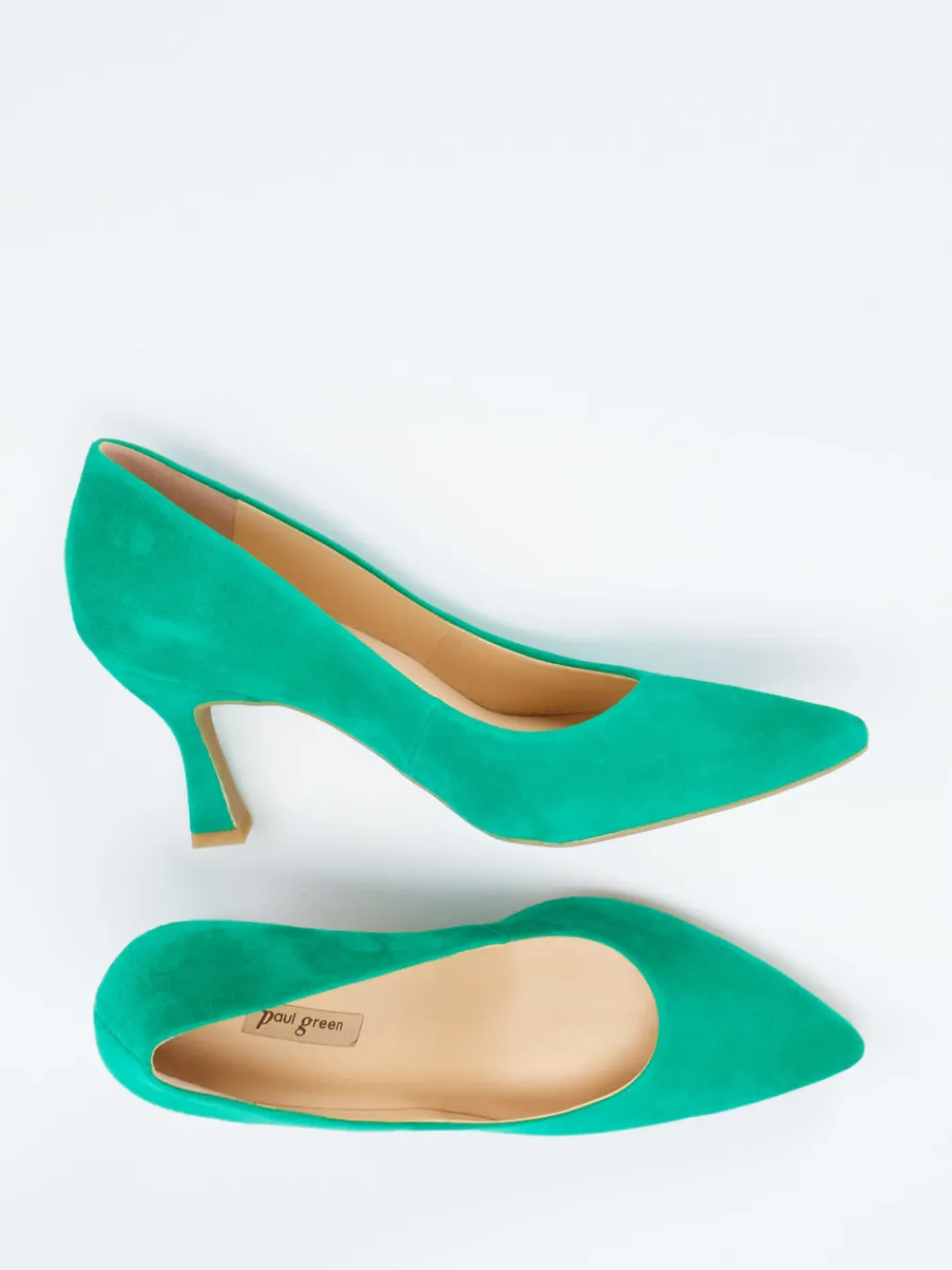 – Pumps aus Veloursleder smaragd-Paul Green Online
