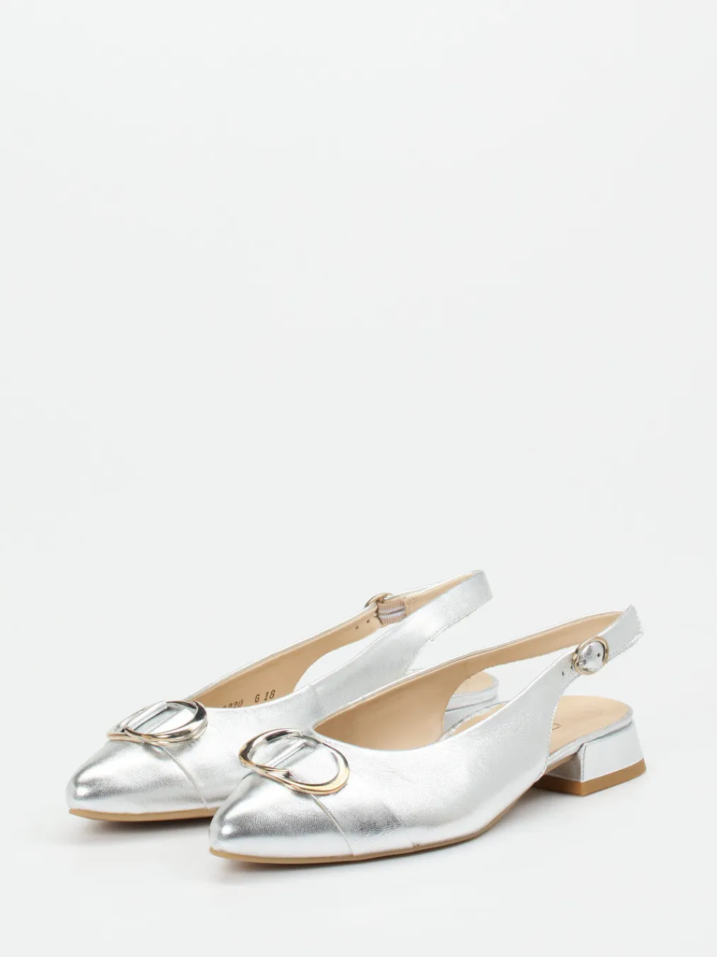 – Slingpumps aus Metallicleder in-Paul Green Discount