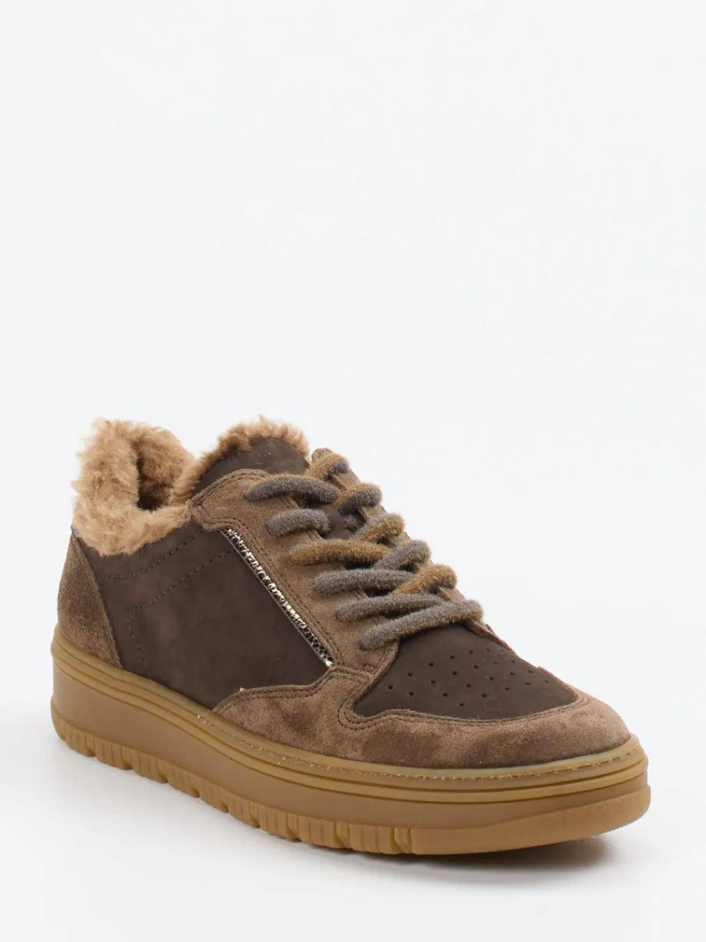 – Sneaker aus Velourleder mittel-Paul Green Hot