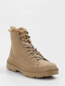 – Stiefelette aus Nubukleder beige-Paul Green Clearance