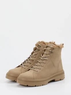 – Stiefelette aus Nubukleder beige-Paul Green Clearance