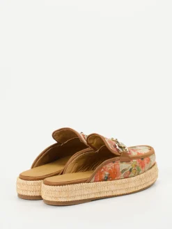 – Plateau-Mules aus Textil mit Jute-Detail-Pedro Miralles Best