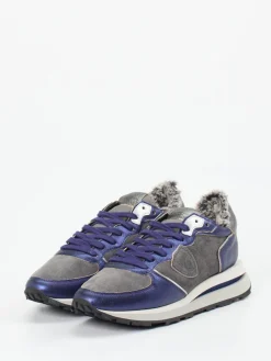 – Sneaker aus Veloursleder Metallic-Philippe Model Outlet
