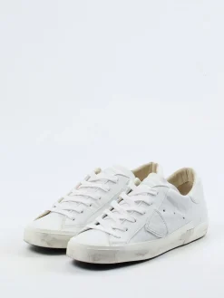 – Sneaker aus Kalbleder in-Philippe Model Online