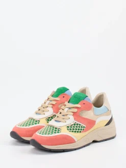 – Chunky Sneaker aus Veloursleder-Textil Mix-Piedi Nudi Hot