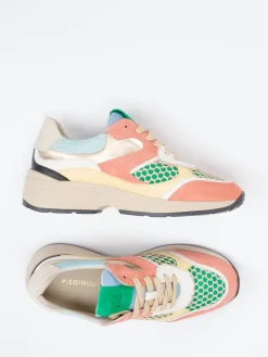 – Chunky Sneaker aus Veloursleder-Textil Mix-Piedi Nudi Hot