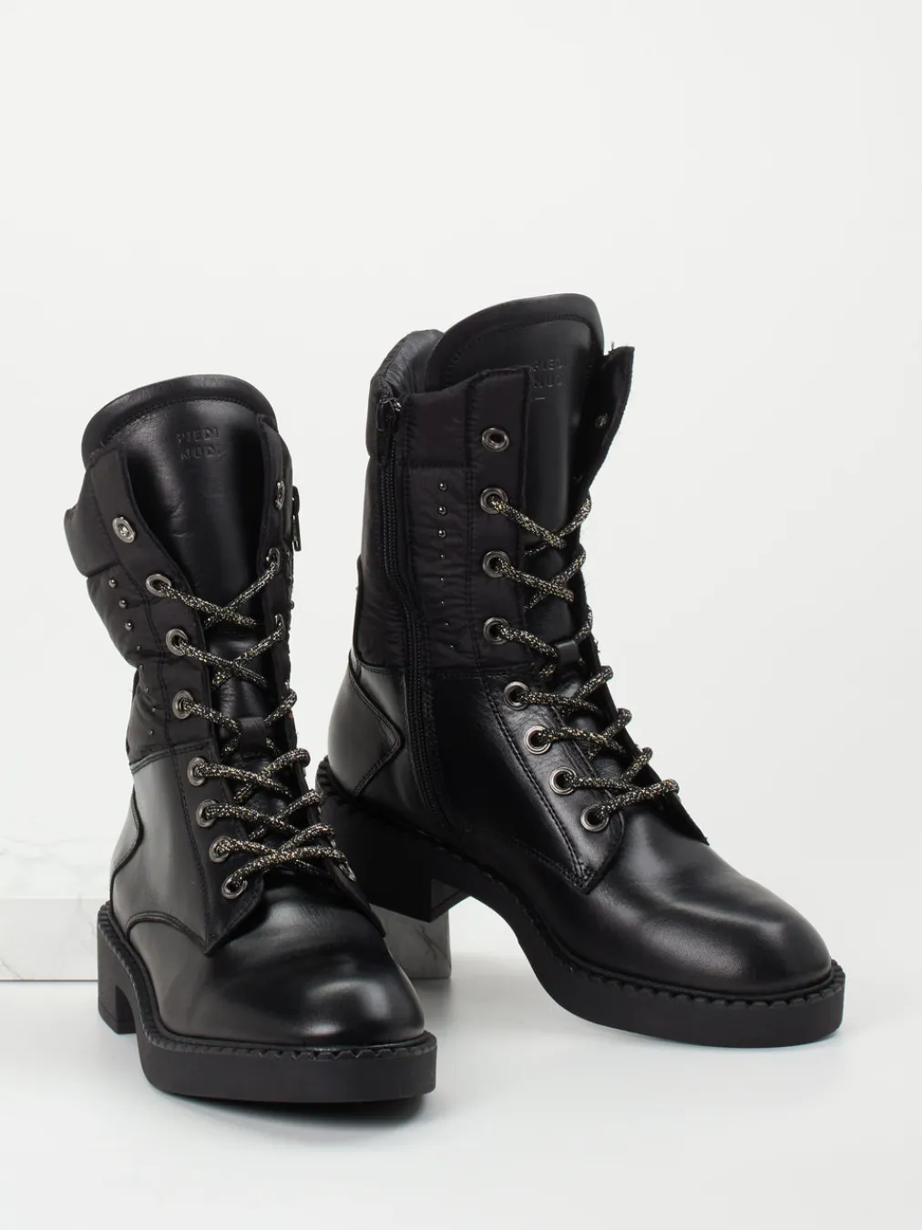 – Schnürboots aus Kalbleder-Piedi Nudi Best